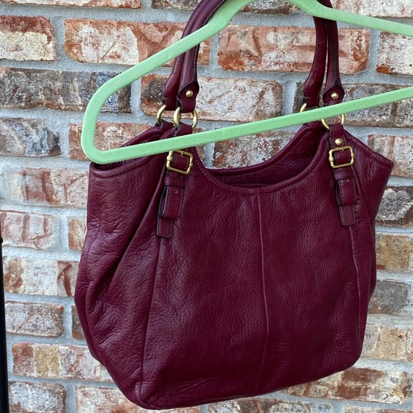 EUC Coach Madison Abigail Leather Shoulder Bag 18612, Hard to Find Wine Color - Picture 4 of 7